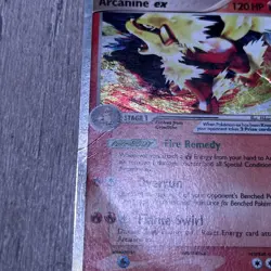 Pokemon TCG Arcanine ex 83/92 EX Legend Maker Holo Ultra Rare Card 120 HP - Image 1