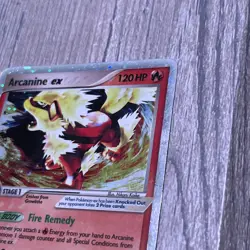Pokemon TCG Arcanine ex 83/92 EX Legend Maker Holo Ultra Rare Card 120 HP - Image 3