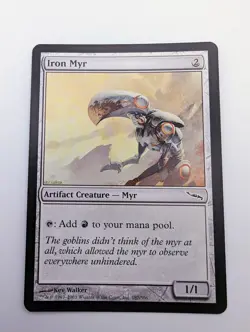 Magic the Gathering IRON MYR Mirrodin MTG - Image 1