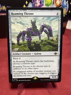 Magic: The Gathering Roaming Throne Artifact Creature Golem - Image 1