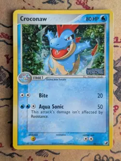 Croconaw 38/115 EX Unseen Forces Reverse Holo Stamped Pokemon Card LP - Image 1