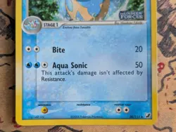 Croconaw 38/115 EX Unseen Forces Reverse Holo Stamped Pokemon Card LP - Image 3