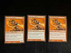 3X MTG Krark-Clan Shaman Mirrodin - Light Play - Actual Photos - Image 1
