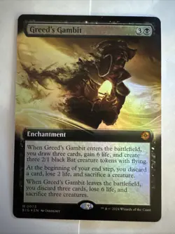 Greed's Gambit (Showcase) Outlaws of Thunder Junction: The Big Score Foil - Image 1