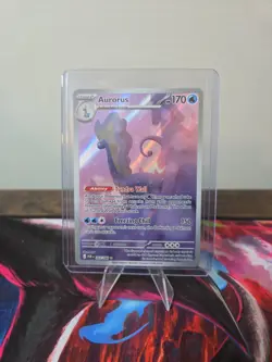 Pokemon TCG Aurorus 092/088 Full Art Illustration Rare Holo Perfect Order - Image 1