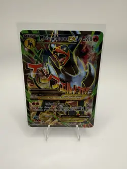 Pokemon TCG M Houndoom EX 154/162 Breakthrough Full Art Holo Ultra Rare 2015 - Image 1