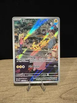 Pokemon TCG Pikachu 173/165 Scarlet & Violet 151 Illustration Rare Full Art - Image 1