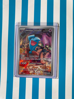 Pokemon Team Rocket's Wobbuffet Black Star Promo 203 Destined Rivals TCG Card - Image 1