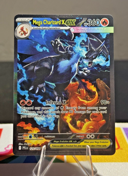 Mega Charizard X Ex 125/094 Me02 Phantasmal Flames Holo SIR English - Image 1