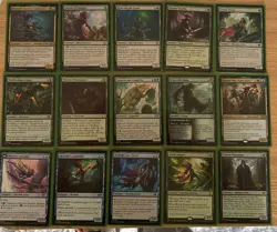 Budget Casual MTG Commander Deck Blue Green Lands W Nicanzil, Current Conductor - Image 1