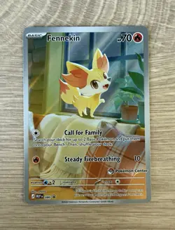 Fennekin - MEP 080 - Pokemon Center Stamped Chaos Rising ETB Promo - Image 1