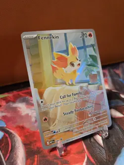 Fennekin POKEMON CENTER Chaos Rising ETB Promo #080 NM - Image 2