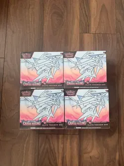 Pokemon Chaos Rising Pokemon Center Elite Trainer Box ETB x4 Brand New - Image 1
