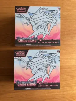 2x Pokemon TCG: Chaos Rising Pokemon Center Elite Trainer Box ETB - Image 1