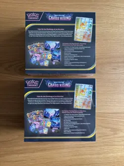 2x Pokemon TCG: Chaos Rising Pokemon Center Elite Trainer Box ETB - Image 2