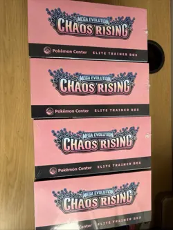 Pokemon Center Exclusive 4x Chaos Rising ETB 4x Pitch Black ETB BRAND NEW ✅ - Image 5