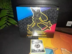 1x Pokemon TCG Crown Zenith Elite Trainer Box Brand New Factory Sealed - Image 1