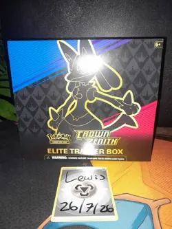 1x Pokemon TCG Crown Zenith Elite Trainer Box Brand New Factory Sealed - Image 2