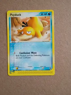 Pokemon EX Sandstorm Non-Holo Psyduck Card 73/100 LP Condition - Image 1