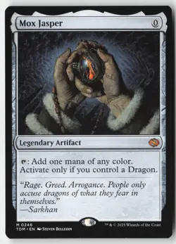 MTG - Mox Jasper M Tarkir: Dragonstorm 246 LP-NM - Image 1