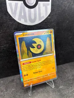 Lunatone - MEP 004 - Mega Evolution Black Star Promo - Pokemon TCG - Image 2