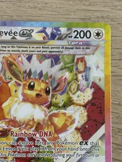 Eevee EX SVP 174 Pokemon TCG S&V Prismatic Evolutions UPC Black Star Promo - Image 3