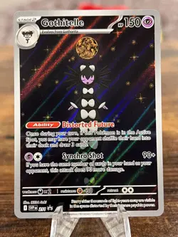 Pokemon TCG 2025 Gothitelle SVP 211 Black Bolt White Flare Black Star Promo NM - Image 1