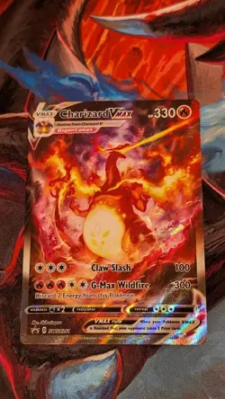 Pokemon TCG Charizard VMAX SWSH261 Black Star Promo Sword & Shield Promo - Image 1