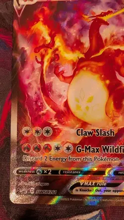 Pokemon TCG Charizard VMAX SWSH261 Black Star Promo Sword & Shield Promo - Image 5