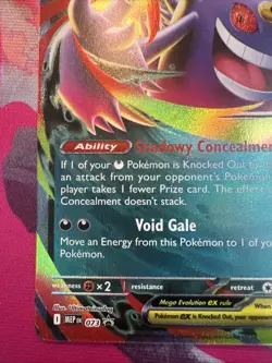 Pokemon TCG Mega Gengar Ex MEP073 Mega Evolution Black Star Promo NM - Image 3
