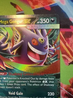 Pokemon TCG Mega Gengar Ex MEP073 Mega Evolution Black Star Promo NM - Image 5