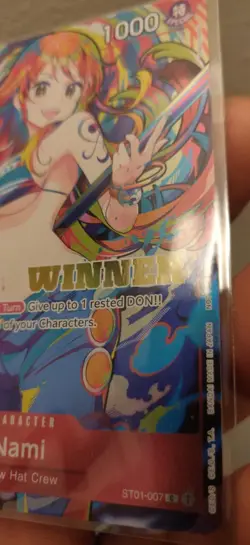 Nami 2025 New Year Event Winner ST01-007 One Piece Promo Foil Sealed - Image 2