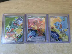 Pokemon TCG First Partner Illustration Collection Series 1 Kanto GEN 1 Starters - Image 1