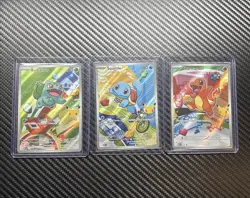 Pokemon TCG First Partner Illustration Collection Series 1 Kanto GEN 1 Starters - Image 1