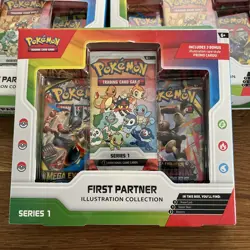 4 x Pokemon TCG First Partner Illustration Collection Series 1 Sealed - Image 2