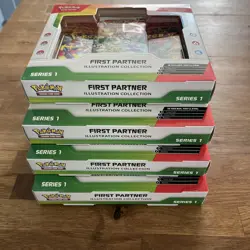 4 x Pokemon TCG First Partner Illustration Collection Series 1 Sealed - Image 4