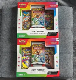 Pokemon TCG First Partner Illustration Collection Series 1 Box New And Sealed - Image 1