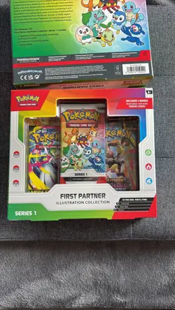 Pokemon TCG First Partner Illustration Collection Series 1 Box New And Sealed - Image 3