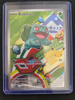 Pokemon TCG First Partner Illustration Collection Series 1 Kanto GEN 1 Starters - Image 2