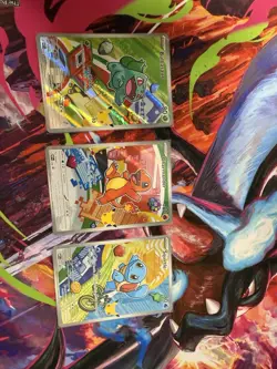 Pokemon TCG First Partner Illustration Collection Series 1 Kanto Starters MINT - Image 1
