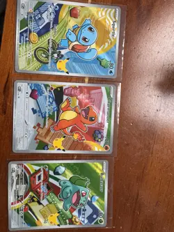 Pokemon TCG First Partner Illustration Collection Series 1 Kanto GEN 1 Starters - Image 2