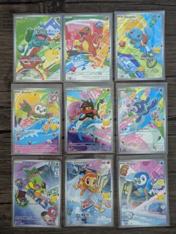 First Partner Illustration Collection Series 1 Promos Set 9 Cards Pokemon TCG - Image 1