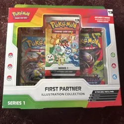Pokemon TCG First Partner Illustration Collection Series 1 New and Sealed promo - Image 1