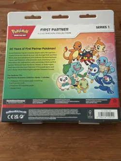 Pokemon TCG First Partner Illustration Collection Series 1 Sealed 3-Pack Box - Image 2