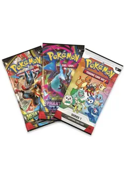Pokemon TCG First Partner Illustration Collection Series 1 Sealed 3-Pack Box - Image 5