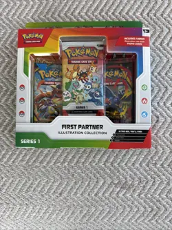 Pokemon TCG First Partner Illustration Collection – Series 1 Sealed Box - Image 1
