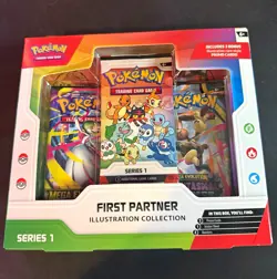 Pokemon TCG First Partner Illustration Collection Series 1 2-Pack Promo Boosters - Image 1