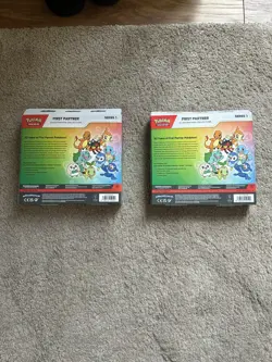Pokemon TCG First Partner Illustration Collection Series 1 Box x2 New and Sealed - Image 2