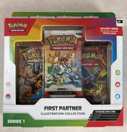 Pokemon TCG First Partner Illustration Collection Series 1 Box Sealed - Image 1