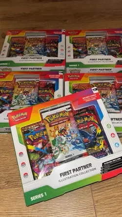 Pokemon TCG First Partner Illustration Collection Series 1 x5 Boxes Sealed ✅ - Image 2